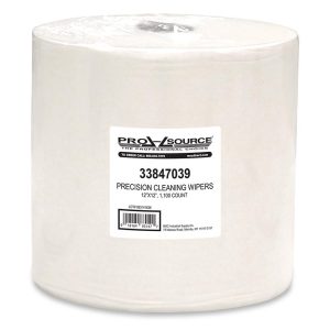PRO-SOURCE Precision Cleaning Wipers: Roll, Dry, White, 1100 Ct 93147