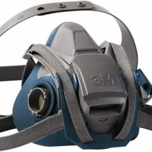 3M Half Facepiece Respirator: Silicone, Bayonet, Large 7000128241
