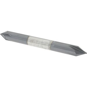 INTERNAL TOOL Chamfer Mill: 1/4" Dia, 1/4" Shank Dia, 60 deg, 4 Flute, Solid Carbide, Double End 64-1445-C