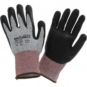 CORDOVA Cut, Puncture & Abrasion-Resistant Gloves: Cordova 3734, Size Large, ANSI Cut A4, ANSI Puncture 4, Foam Nitrile, HPPE & Glass 3734L