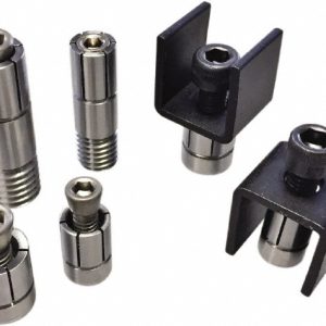 MITEE-BITE 0.625 to 0.03" Expansion Diam, 2,500 Lb Holding Force, 5/16-18 Mounting Screw, Stainless Steel ID Expansion Clamp 31760