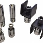 MITEE-BITE 0.25 to 0.015" Expansion Diam, 500 Lb Holding Force, 5-40 Mounting Screw, Stainless Steel ID Expansion Clamp 31730