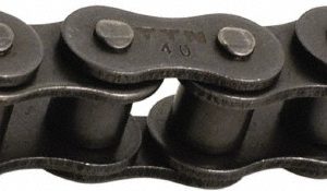 TRITAN Roller Chain: 1-1/4" Pitch, 100 Trade, 10' Long, 1 Strand 100-1R 10FT