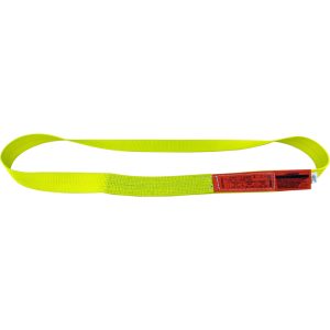 LIFT-ALL Endless, Type 5 Web Sling: 5' Long, 1" Wide, 3200 lb Vertical Capacity, Nylon EN1801NX5