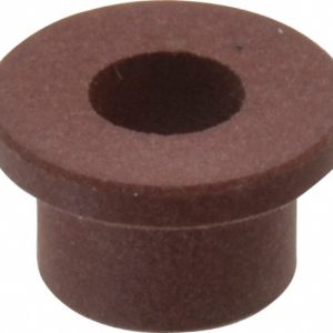 BUNTING BEARING Flanged Sleeve Bearing: 3/16" ID, 5/16" OD, 1/4" OAL, Polytetrafluroethylene BJ4F030502