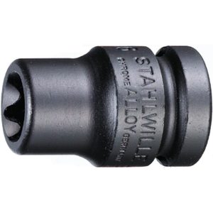 STAHLWILLE Impact Socket: 1/2" Drive, E20 Socket, Torx Drive 23080020