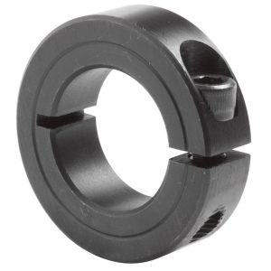 CLIMAX METAL PRODUCTS Shaft Collar: Clamp, 0.375" Bore Dia, 7/8" OD, Steel 1C-037