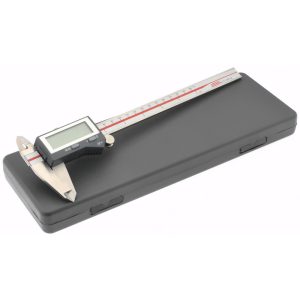 SPI Electronic Caliper: 200.00 mm, 8", 0.0100 mm, 0.0005" Resolution, +/-0.03 mm, +/-0.0015" Accuracy, Stainless Steel 11-542-8