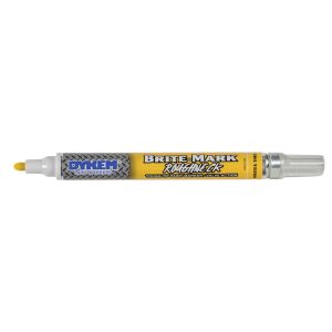 DYKEM Liquid Paint Marker: Yellow, Oil Base, Medium Tip 84204