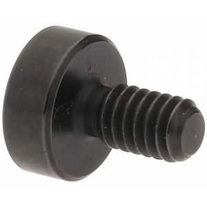 SPI Drop Indicator Flat Button Contact Points: #4-48 Thread, 0.0940" Point Length, Black Oxide Steel 21-253-0
