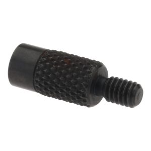 SPI Drop Indicator Flat Contact Points: #4-48 Thread, 0.3750" Point Length, Black Oxide Steel 21-250-6