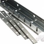 TMI, LLC 4Ft. Long Galvanized Steel Dock Strip Door Mounting Hardware HW10-L-UM-04