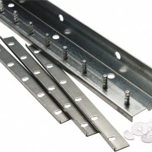 TMI, LLC 5Ft. Long Galvanized Steel Dock Strip Door Mounting Hardware HW10-L-UM-05