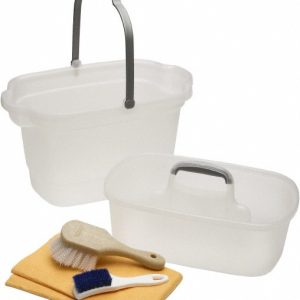 ABILITYONE 4 Gal, Polypropylene Rectangular Translucent (Color) Bucket & Pail Kit 7240016471014