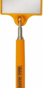 MAG-MATE Inspection Mirror: Rectangular, Glass Mirror 318HVO