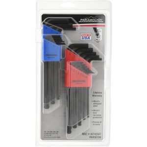 PARAMOUNT 22 Piece L-Key Ball End Hex Key Set PAR30199
