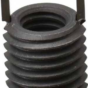 RECOIL Thread Locking Insert: M6 x 1 Internal Thread, M10 x 1.25 External Thread, UNS, 10 mm OAL, Thin Wall Keylocking 75061