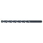 CHICAGO-LATROBE Extra Length Drill Bit: 1/2" Dia, 118 &deg; Point, High Speed Steel 50571