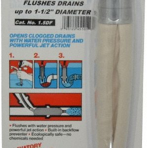 GENERAL PIPE CLEANERS Water-Pressure Flush Bags; For Maximum Pipe Size: 1-1/2 (Inch); Material: Canvas; Canvas ; UNSPSC Code: 47121808 1.5DF