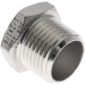 VALUE COLLECTION Pipe Bushing: 1/2 x 1/4" Fitting, 304 Stainless Steel 4HB1/2*1/4