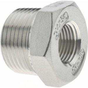 VALUE COLLECTION Pipe Bushing: 3/4 x 3/8" Fitting, 304 Stainless Steel 4HB3/4*3/8