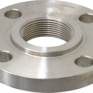 MERIT BRASS 1-1/2" Pipe, 5" OD, Stainless Steel, Threaded Pipe Flange A635-24
