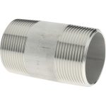 MERIT BRASS Stainless Steel Pipe Nipple: 1-1/2" Pipe, Grade 316 & 316L 6024-300