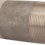 MERIT BRASS Stainless Steel Pipe Nipple: 3" Pipe, Grade 316 & 316L 6048-600