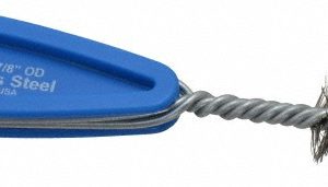 SCHAEFER BRUSH 15/16 Inch Actual Brush Diameter, 3/4 Inch Inside Diameter, Stainless Steel, Plumbing, Hand Fitting and Cleaning Brush 00929