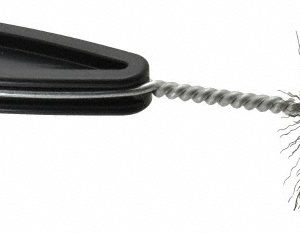 SCHAEFER BRUSH 2-1/4 Inch Actual Brush Diameter, 2 Inch Inside Diameter, Carbon Steel, Plumbing, Hand Fitting and Cleaning Brush 00652-6