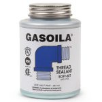 GASOILA Pipe Thread Sealant: Blue & Green, 1/2 pt Can SS08