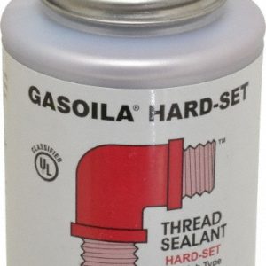 GASOILA Pipe Thread Sealant: Red, 1/2 pt Can BT08