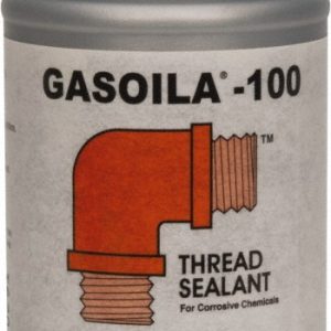 GASOILA Pipe Thread Sealant: Black, 1/4 pt Can GH04