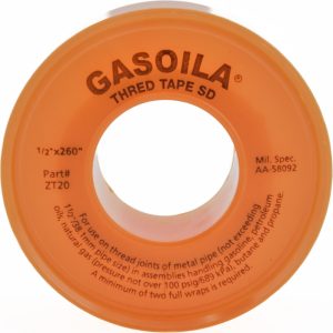 GASOILA 1/2" Wide x 260" Long General Purpose Pipe Repair Tape ZT20