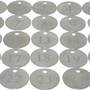C.H. HANSON Blank Tag: 1-1/4'' High, Metal 40033