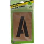 VALUE COLLECTION Facility Stencils; Stencil Type: Letter Set (A-Z) ; Message Type: Plant Marking ; Material: Composition Board ; Character Height: 5in ST-5