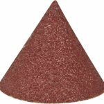 SUPERIOR ABRASIVES 3/4" Diam 80 Grit 60&deg; Included Angle Cone Center Lap A016073