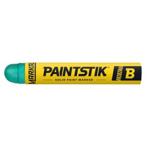 MARKAL Solid Paint Marker: Green, Oil Base, Round Tip 80226