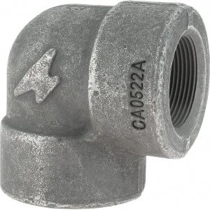 ANVIL Black 90 &deg; Elbow: 1-1/2", Threaded 0361101603