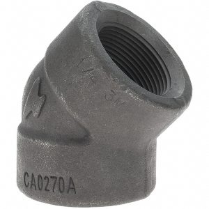 ANVIL Black 45 &deg; Elbow: 1-1/4", Threaded 0361111206