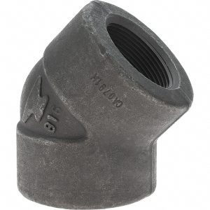 ANVIL Black 45 &deg; Elbow: 1-1/2", Threaded 0361111404