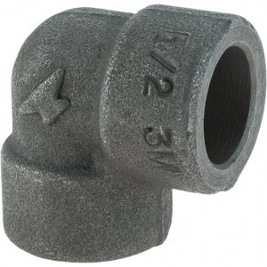 ANVIL Black 90 &deg; Elbow: 1/2", Welded 0362000804