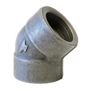 ANVIL Black 45 &deg; Elbow: 1", Welded 0362013401