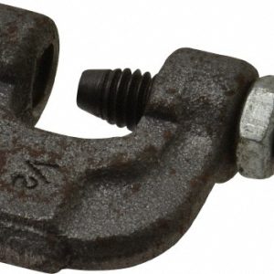 ANVIL C-Clamp with Locknut: 3/4" Flange Thickness, 1/2" Rod 0500007414