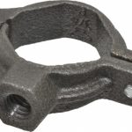 ANVIL Extension Split Pipe Clamp: 3/4" Pipe, Malleable Iron, Blue & Silver 0560018822