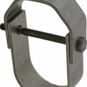 ANVIL Adjustable Clevis Hanger: 1-1/2" Pipe, 3/8" Rod, Carbon Steel, Black Finish 0500173059