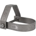 ANVIL Adjustable Clevis Hanger: 3" Pipe, 1/2" Rod, Carbon Steel, Black Finish 0500173083