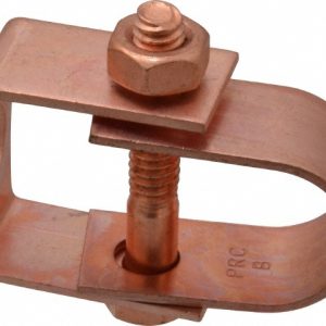 ANVIL Adjustable Clevis Hanger: 1/2" Pipe, 3/8" Rod, Carbon Steel, Copper-Plated 0560406506