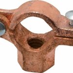 ANVIL Split Clamp: 1/2" Pipe, Malleable Iron 0560018970