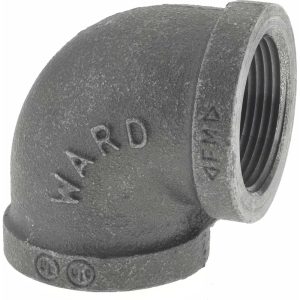 ANVIL Black 90 deg Elbow: 1-1/4", Threaded 0310001409
